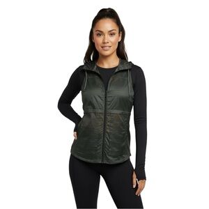 REI Co-Op Women Vest Screenline Cascade Lightweight rain windjacket striped Sz S